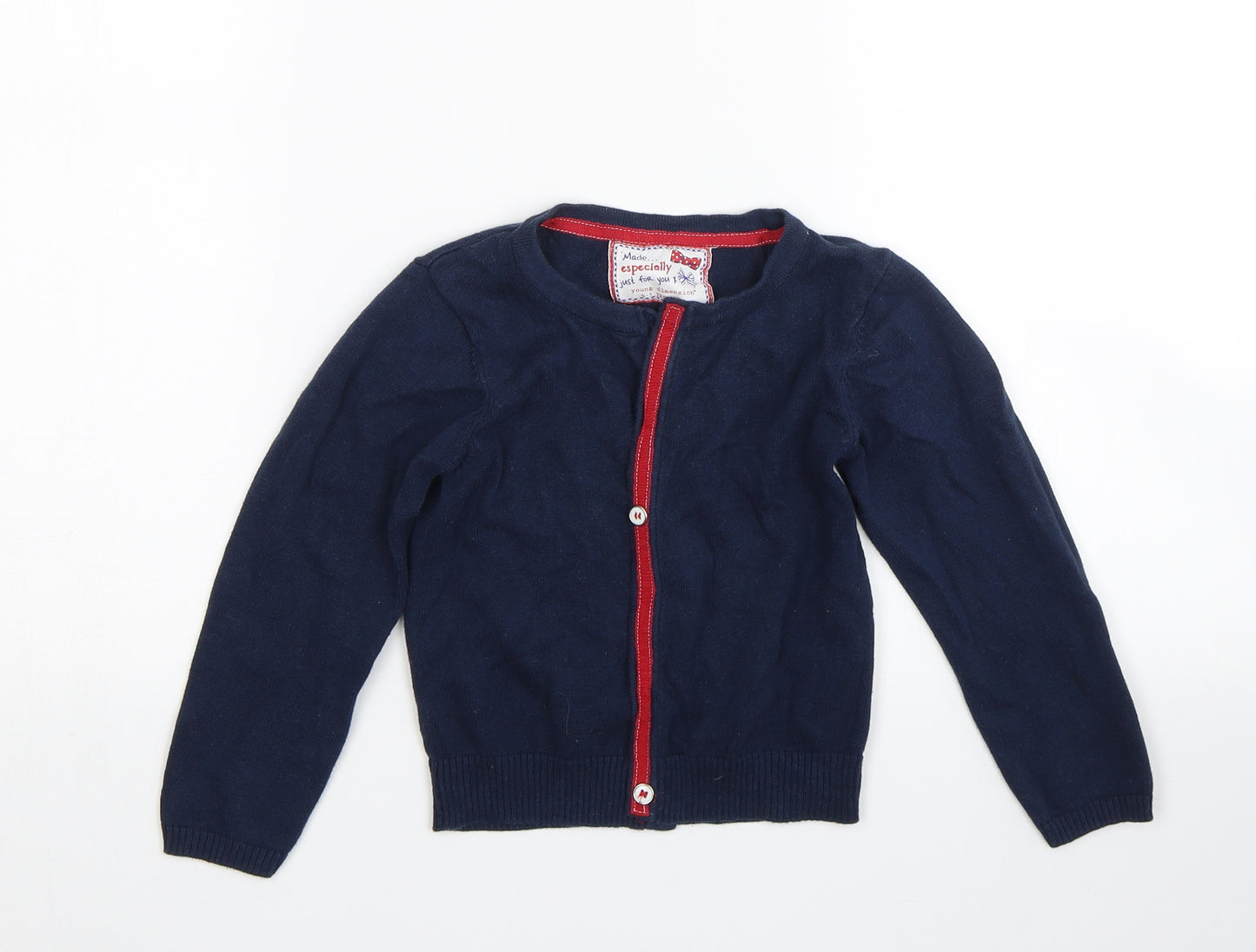 Young Dimension Girls Blue   Cardigan Jumper Size 4-5 Years