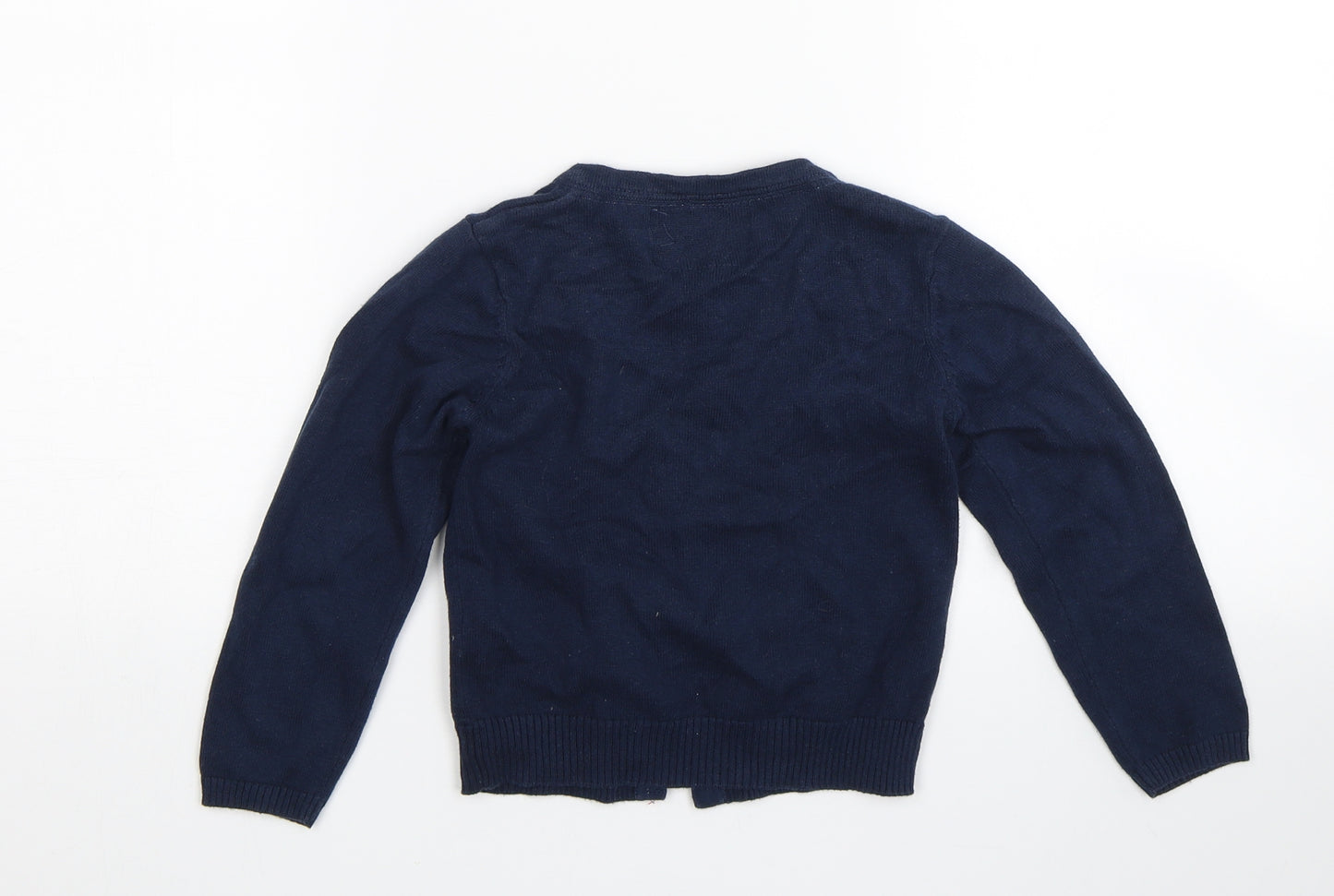 Young Dimension Girls Blue   Cardigan Jumper Size 4-5 Years