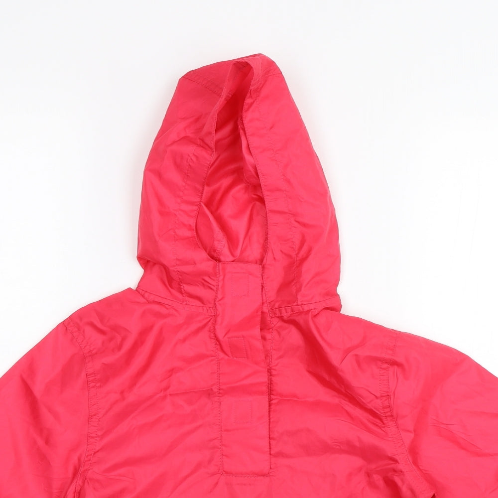 George Girls Pink   Rain Coat Jacket Size 3-4 Years