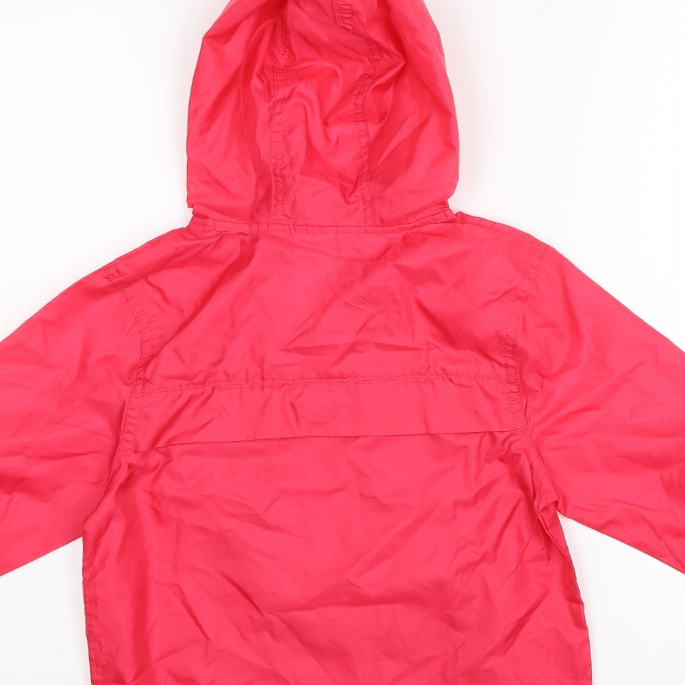 George Girls Pink   Rain Coat Jacket Size 3-4 Years