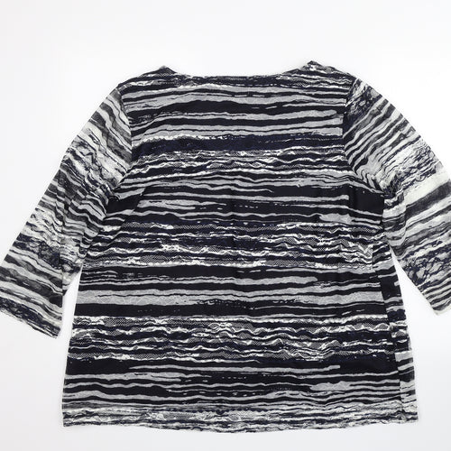 Per Una Womens Blue   Basic Blouse Size 22