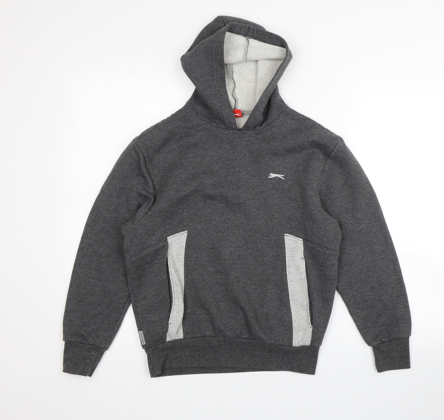 Slazenger Boys Grey   Pullover Hoodie Size 9-10 Years