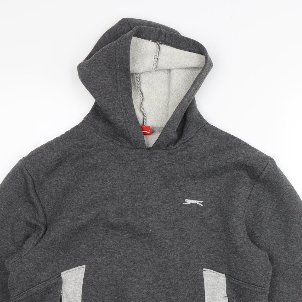 Slazenger Boys Grey   Pullover Hoodie Size 9-10 Years