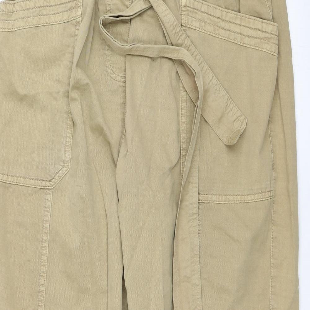 George Womens Beige   Cargo Trousers Size 16 L26 in