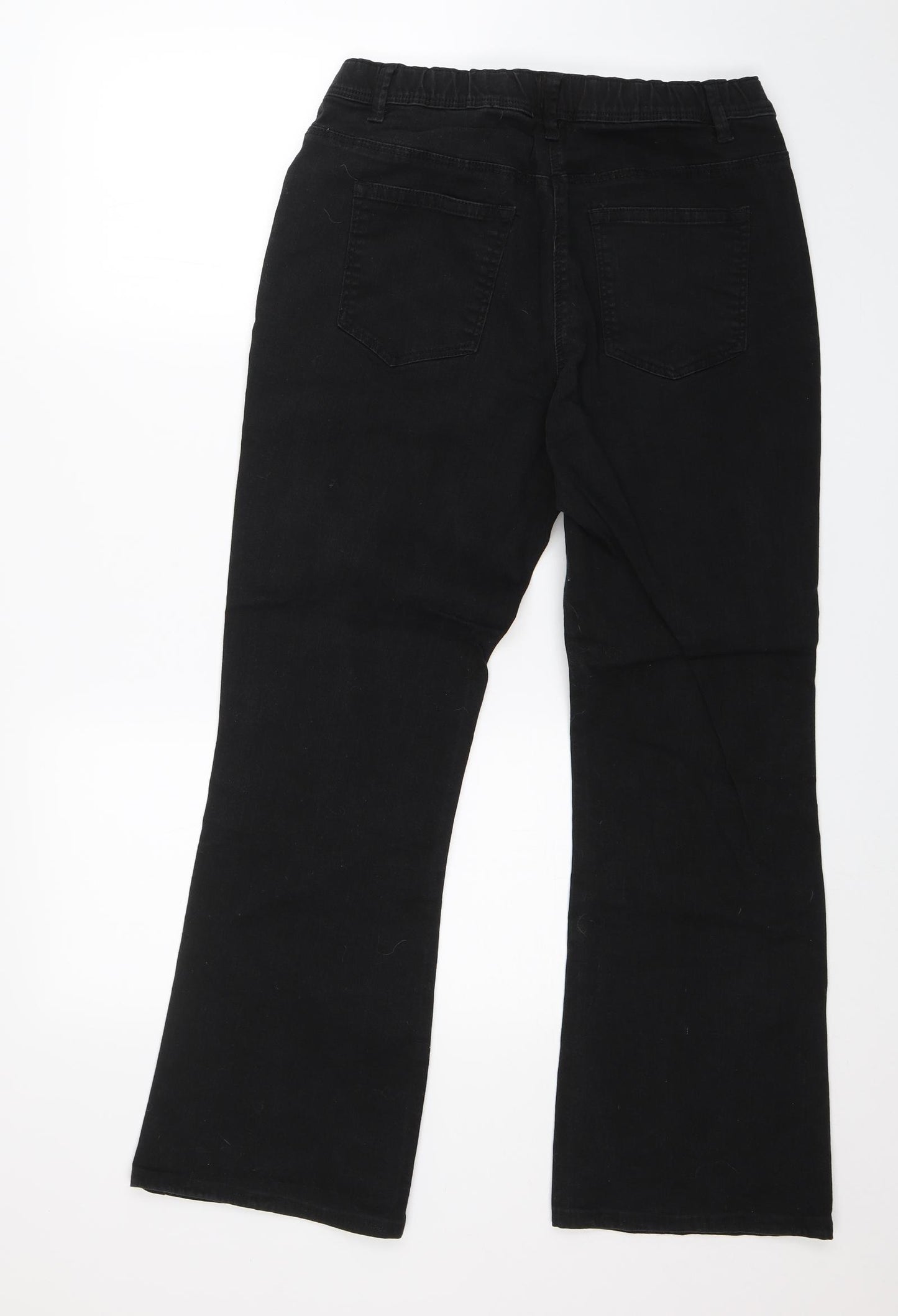 Christie Womens Black   Bootcut Jeans Size 14 L26 in