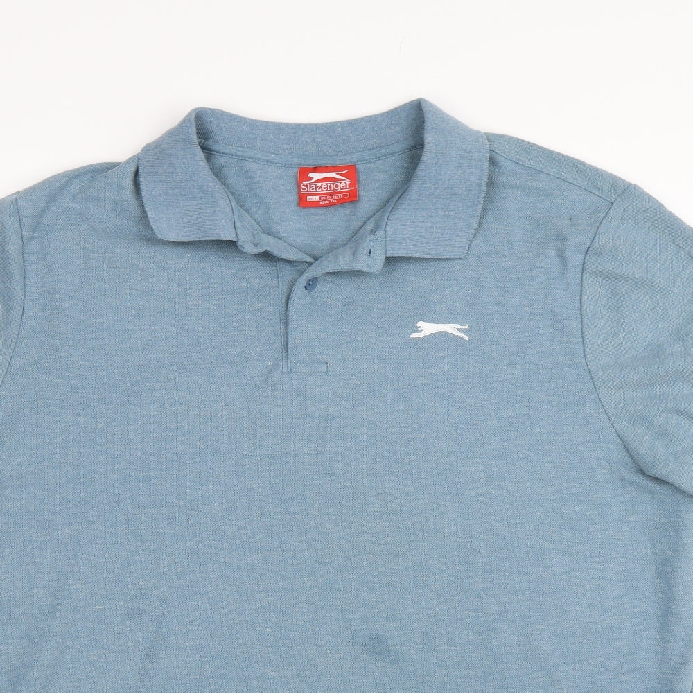 Slazenger Mens Blue    Polo Size XL
