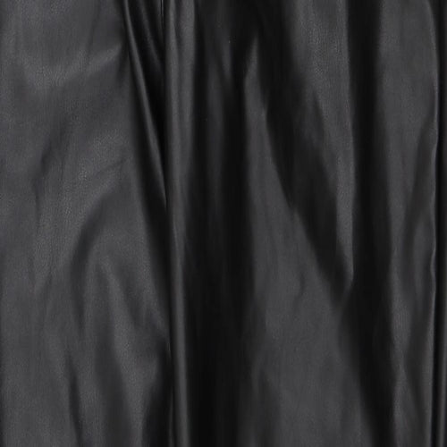 PRETTYLITTLETHING Womens Black   Trousers  Size 10 L32 in
