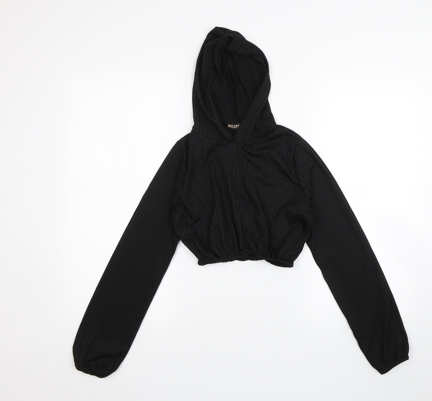 Misspap Womens Black   Basic Blouse Size 8