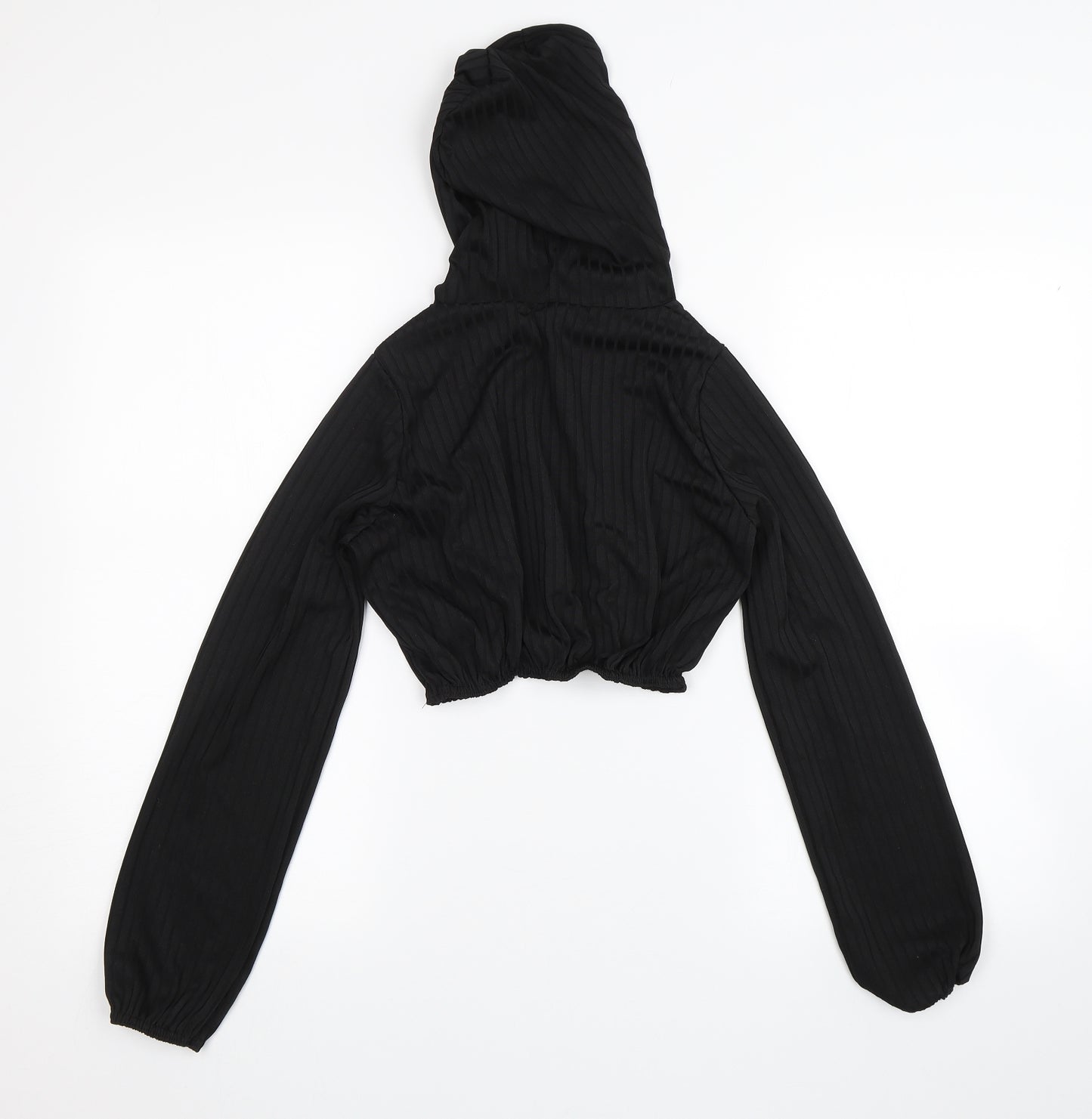 Misspap Womens Black   Basic Blouse Size 8
