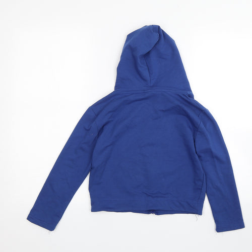 Niebieski Girls Blue   Full Zip Hoodie Size 11-12 Years