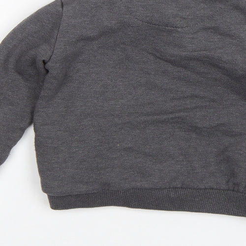 Fred & Flo Baby Grey   Pullover Jumper Size 12-18 Months