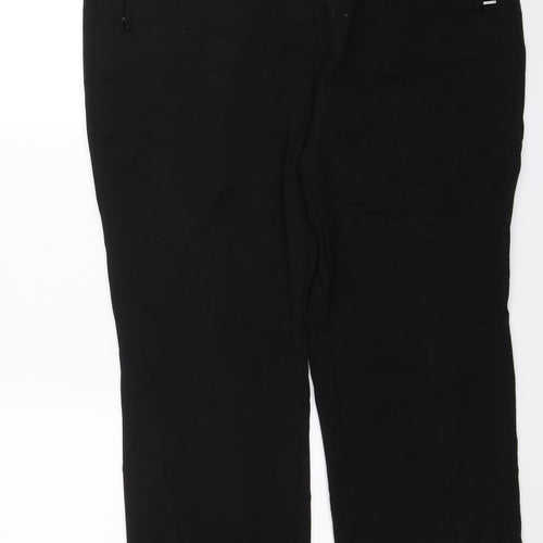M&S Womens Black   Dress Pants Trousers Size 18 L27 in