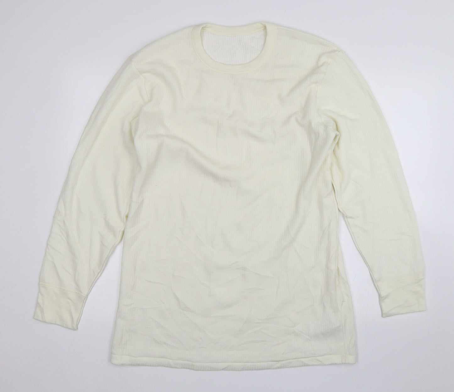 M&S Mens White   Pullover Jumper Size XL