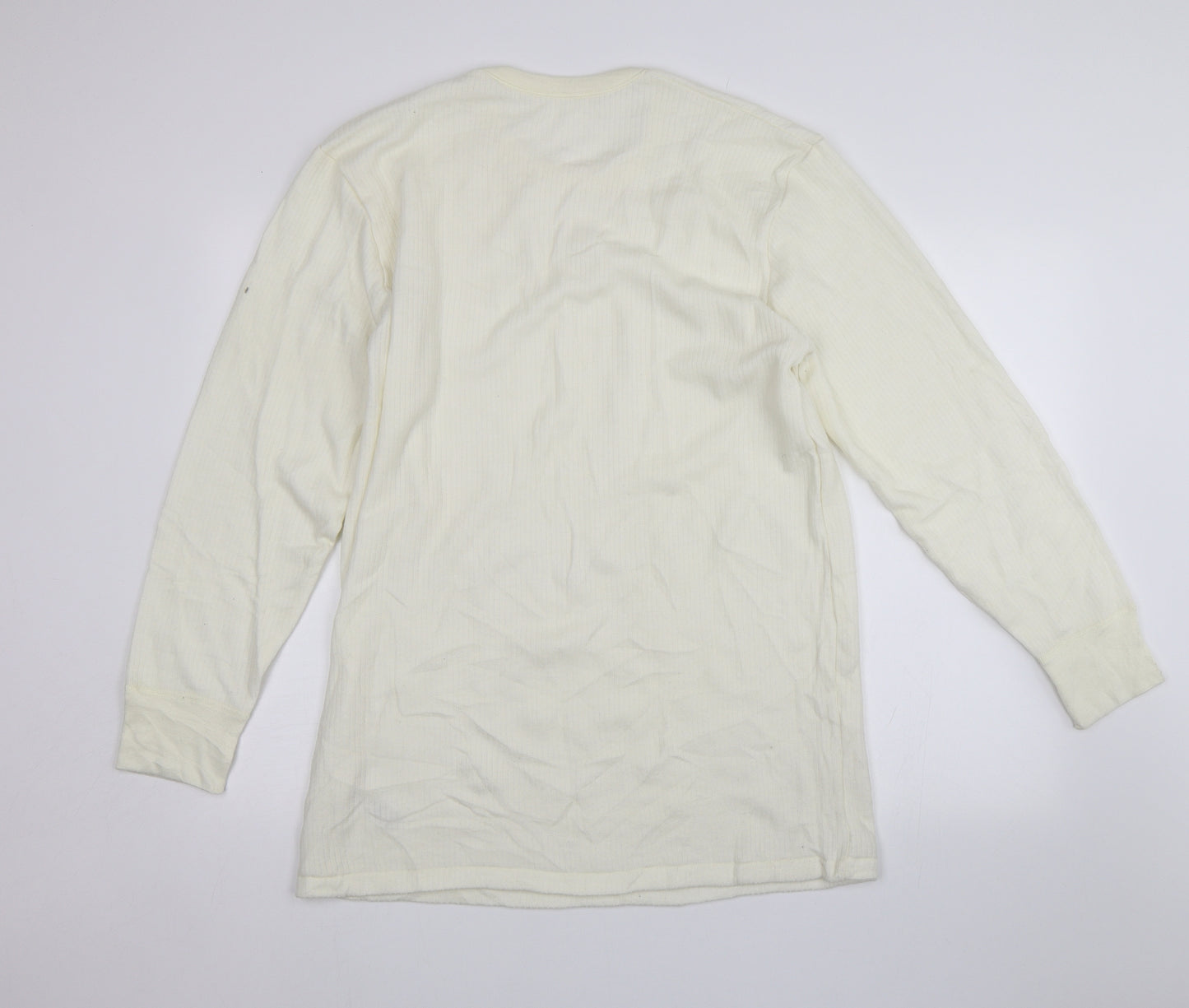 M&S Mens White   Pullover Jumper Size XL