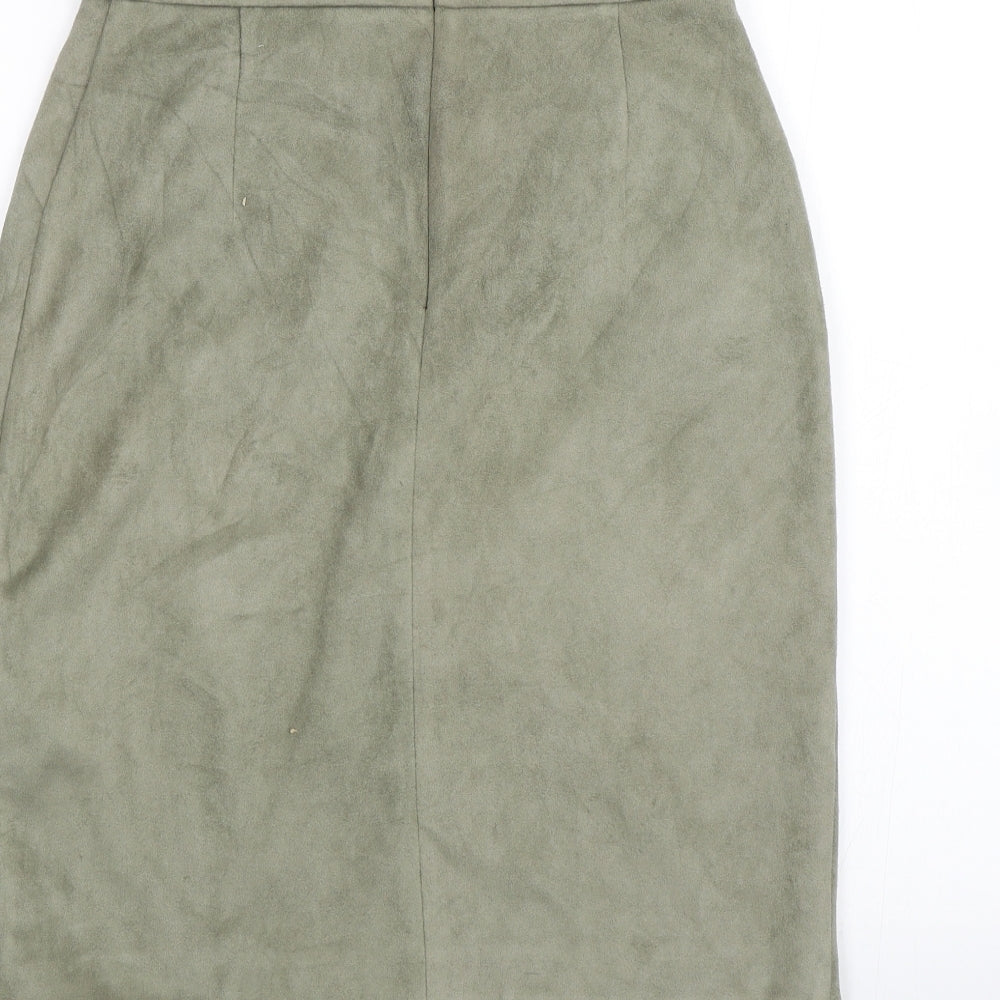 River Island Womens Green   Wrap Skirt Size 8