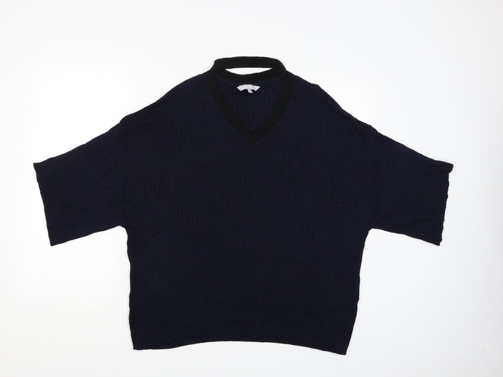 Red Herring Womens Blue Pullover Jumper Size 14
