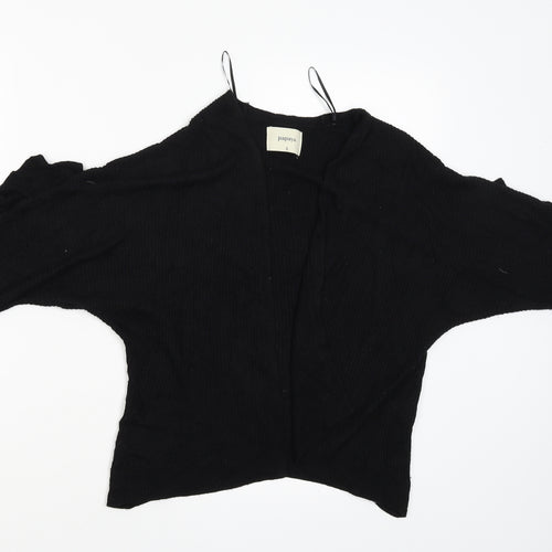 Papaya Womens Black   Cardigan Jumper Size S