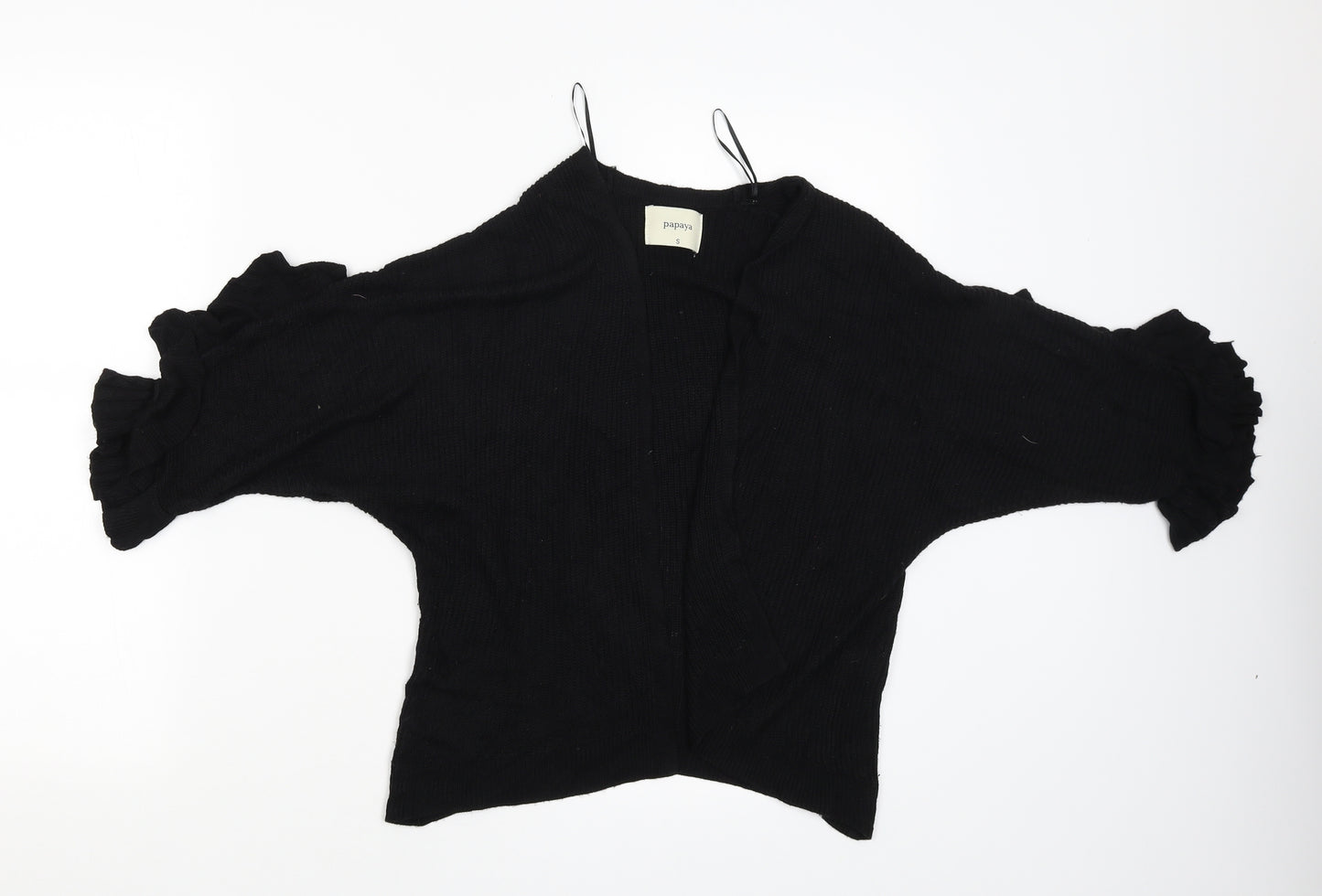 Papaya Womens Black   Cardigan Jumper Size S