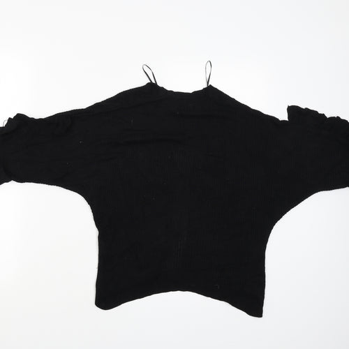 Papaya Womens Black   Cardigan Jumper Size S