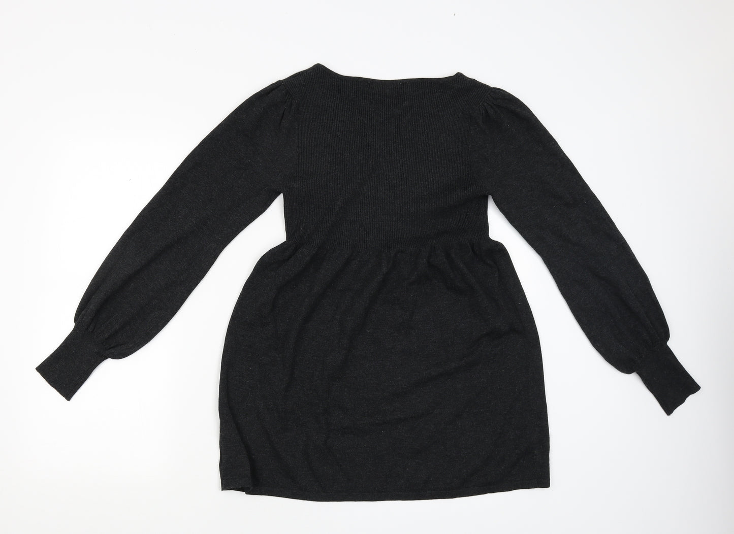 New Look Womens Grey   Jumper Dress  Size 14
