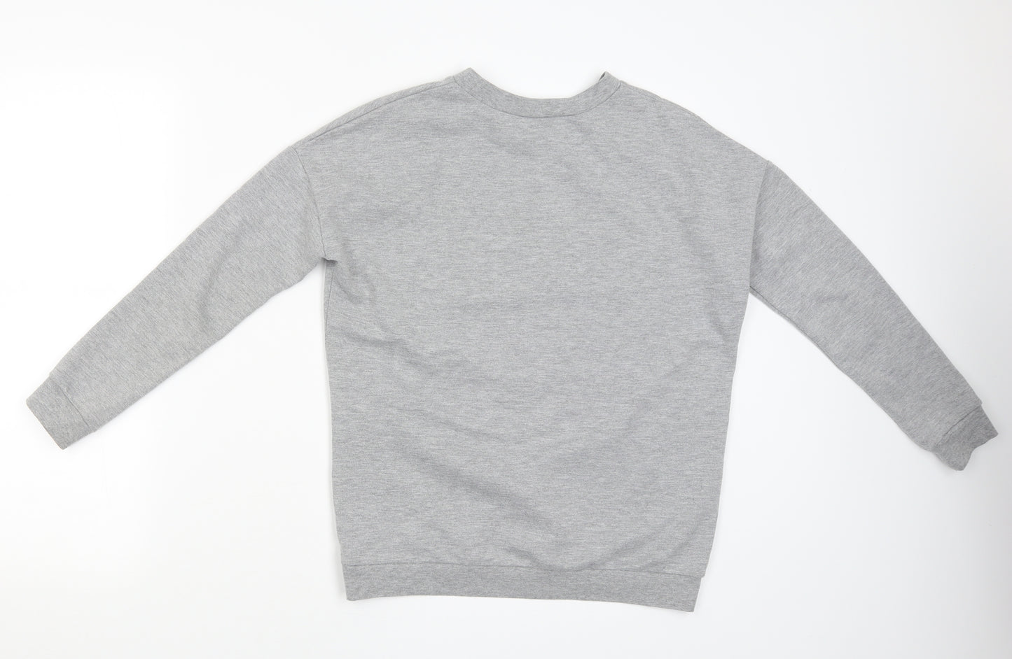 River Island Girls Grey   Pullover Jumper Size 9-10 Years  - Pretty Wild Lion
