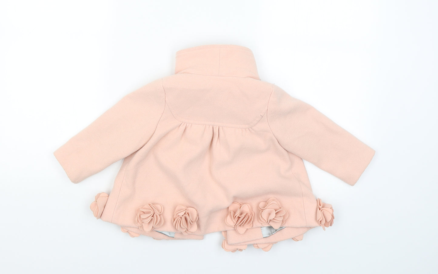 Monsoon Girls Pink   Jacket Coat Size 6-9 Months