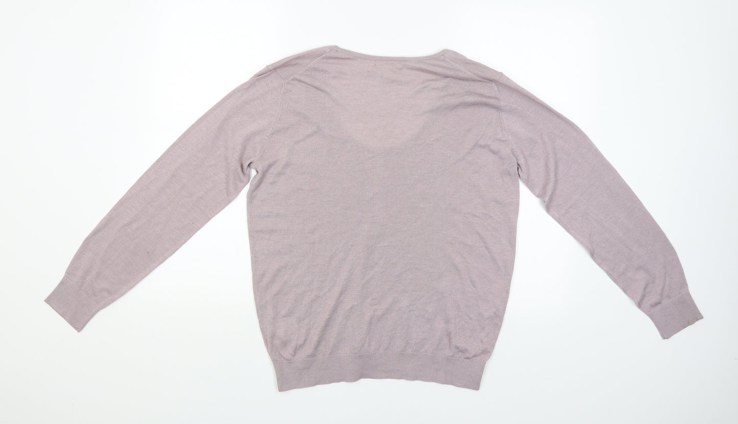H&M Womens Pink   Pullover Jumper Size M