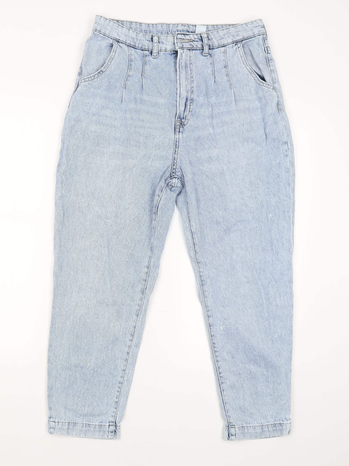 H&M Womens Blue   Mom Jeans Size 12 L23 in