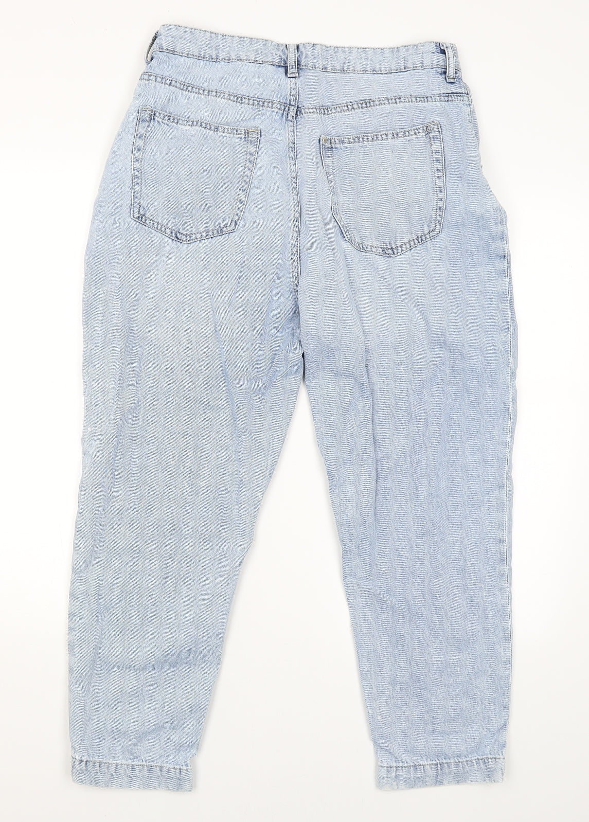 H&M Womens Blue   Mom Jeans Size 12 L23 in