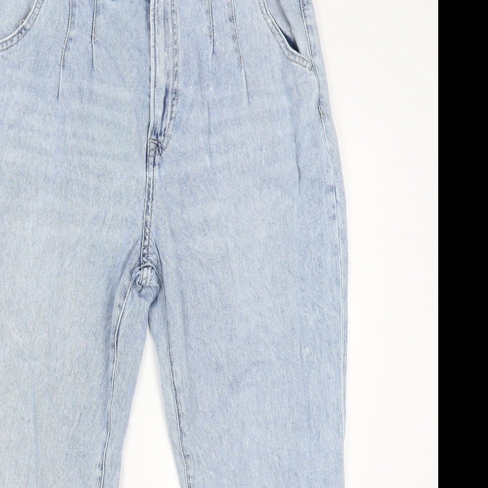 H&M Womens Blue   Mom Jeans Size 12 L23 in