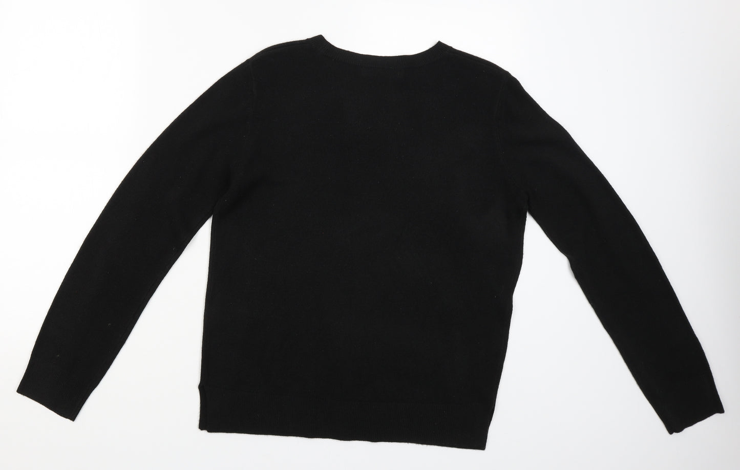 M&S Womens Black   Pullover Jumper Size 12