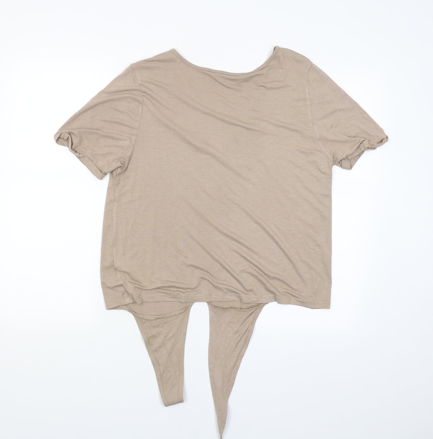 Sosandar Womens Brown   Basic Blouse Size 14