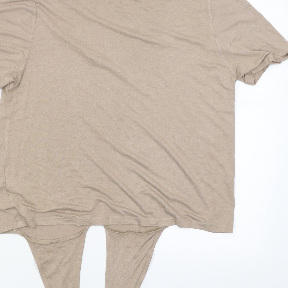 Sosandar Womens Brown   Basic Blouse Size 14