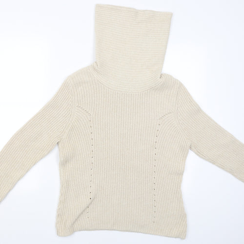 Monsoon Womens Beige   Pullover Jumper Size L