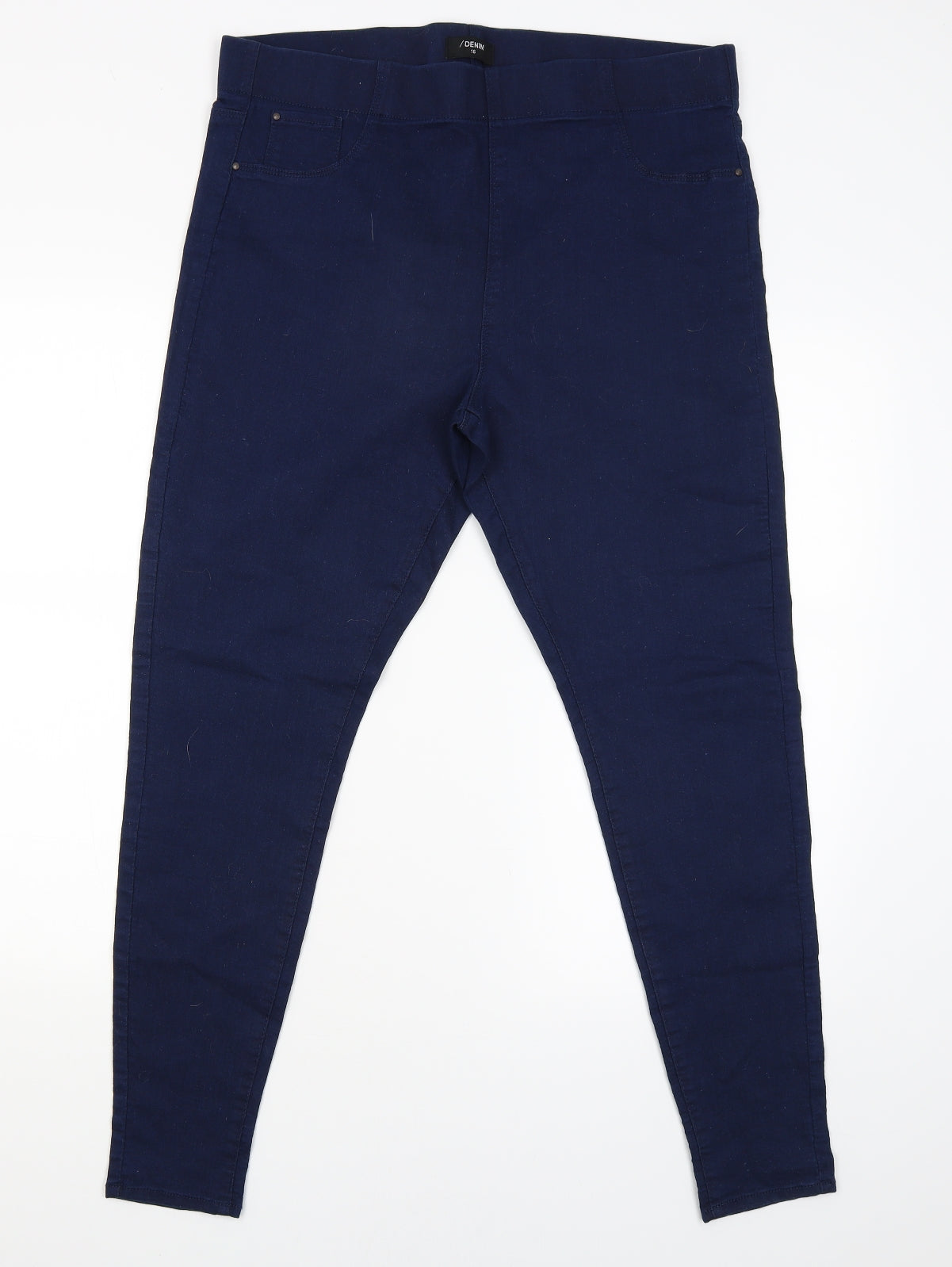 Denim Womens Blue   Jegging Trousers Size 16 L27 in