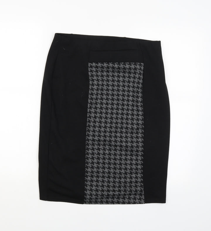David Emanuel Womens Black   Straight & Pencil Skirt Size 14