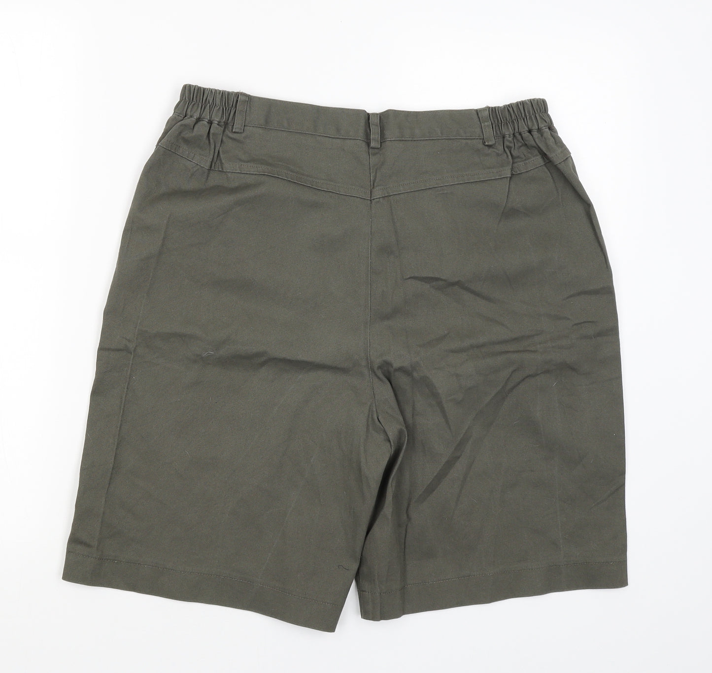 Dixie Womens Green   Cargo Shorts Size 16