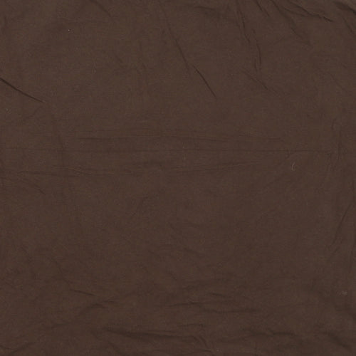 Fruit of the Loom Mens Brown    T-Shirt Size XL  - Fish bones