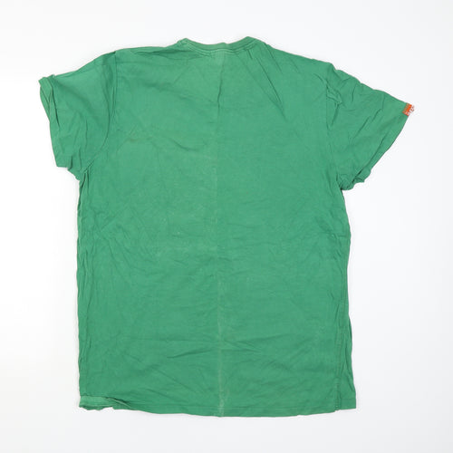 Superdry Mens Green    T-Shirt Size 2XL