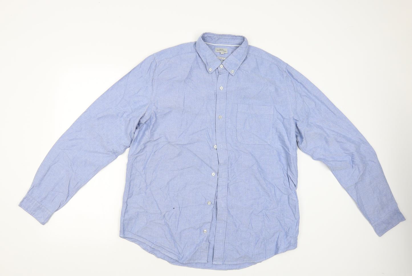 NEXT Mens Blue    Button-Up Size L
