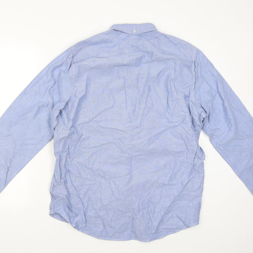 NEXT Mens Blue    Button-Up Size L