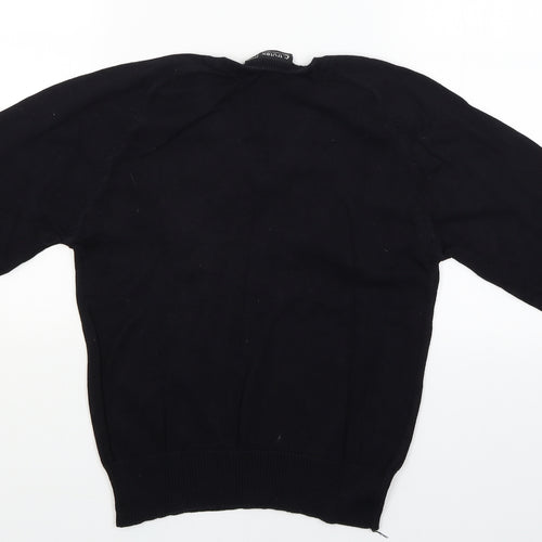 Trutex Boys Black   Pullover Jumper Size 11-12 Years