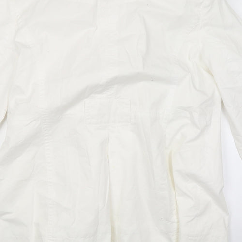 Evie Womens White   Jacket Coat Size 14