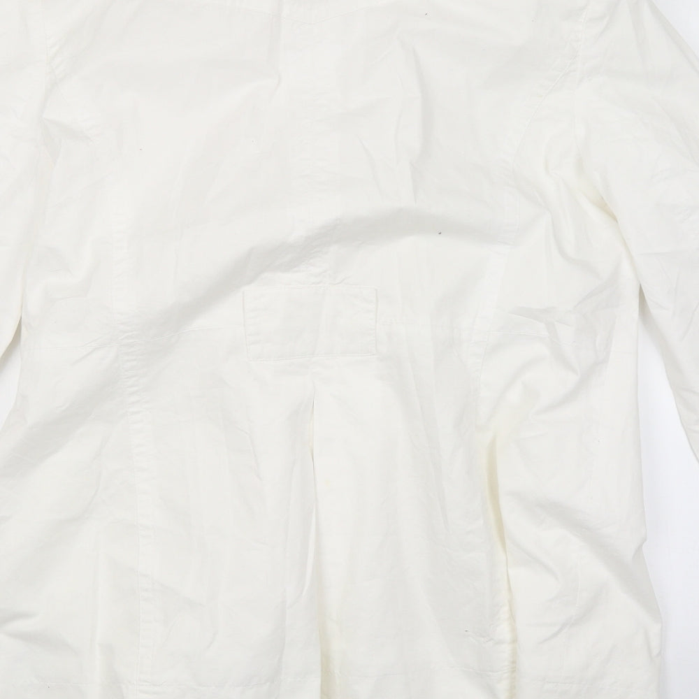 Evie Womens White   Jacket Coat Size 14