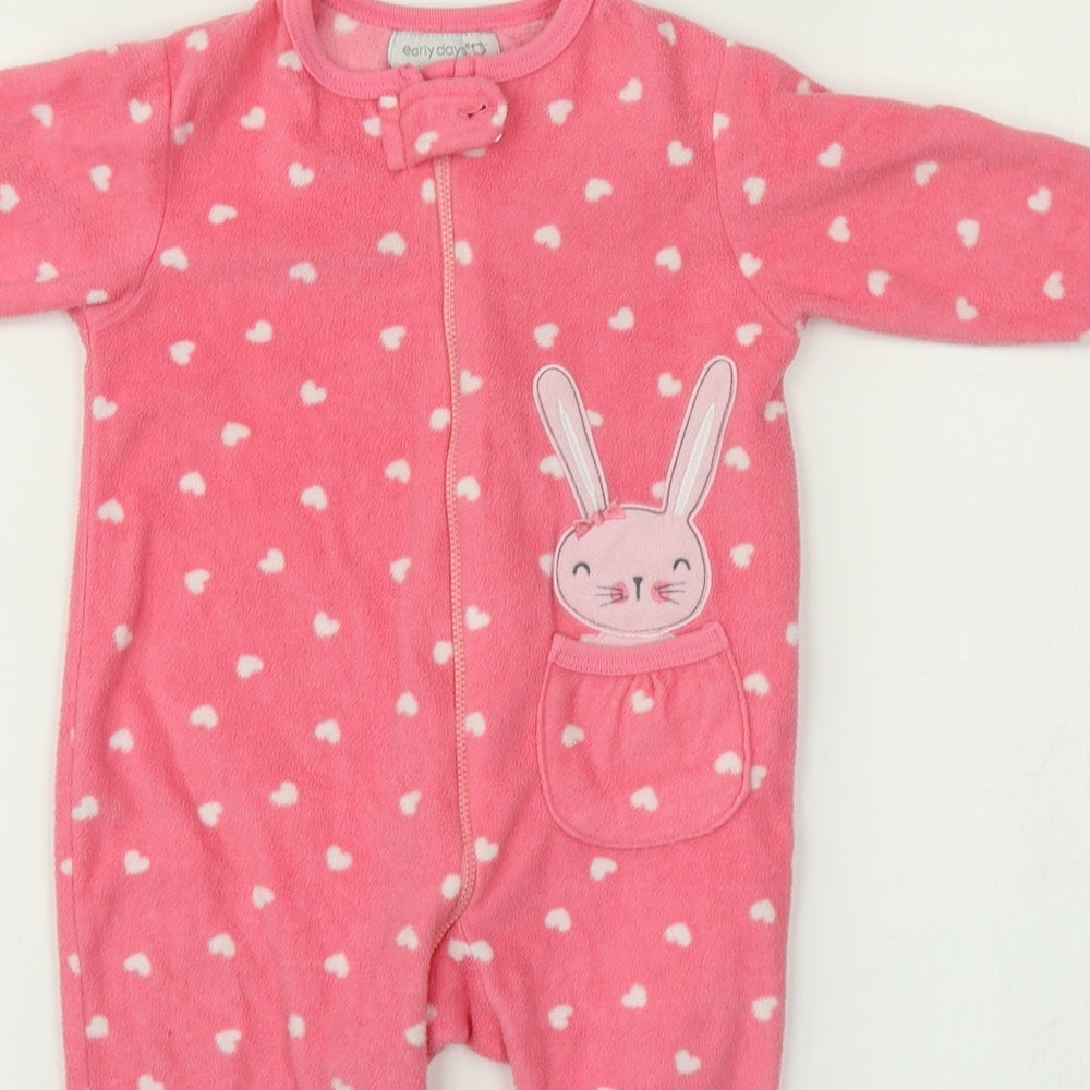 Earlydays Girls Pink    One Piece Size 6-9 Months
