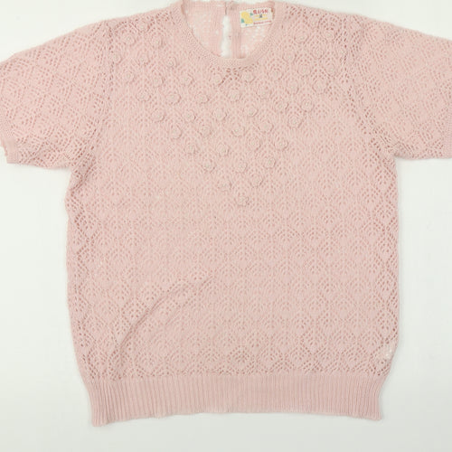 Preworn Womens Pink   Cardigan Jumper Size M