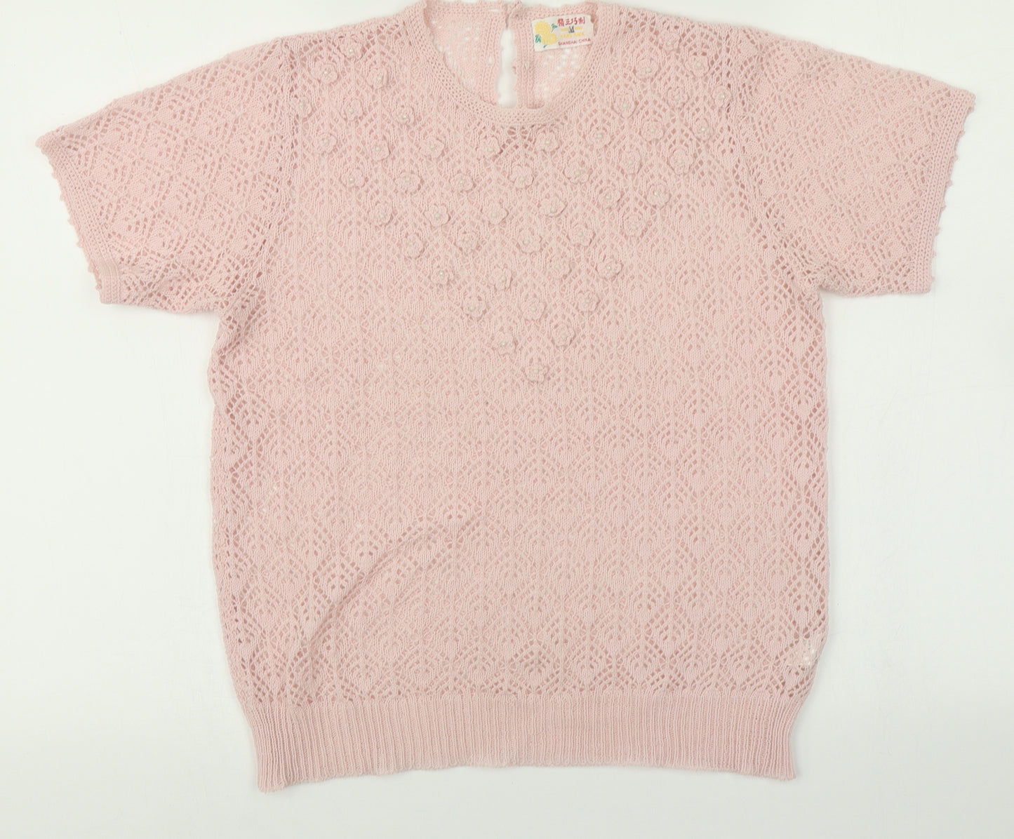 Preworn Womens Pink   Cardigan Jumper Size M