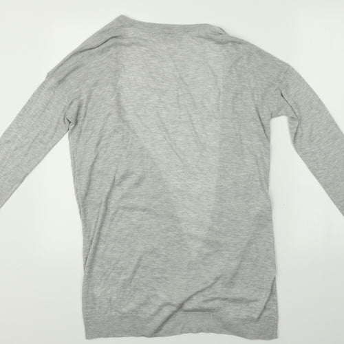 NEXT Womens Grey   Cardigan Jumper Size 8