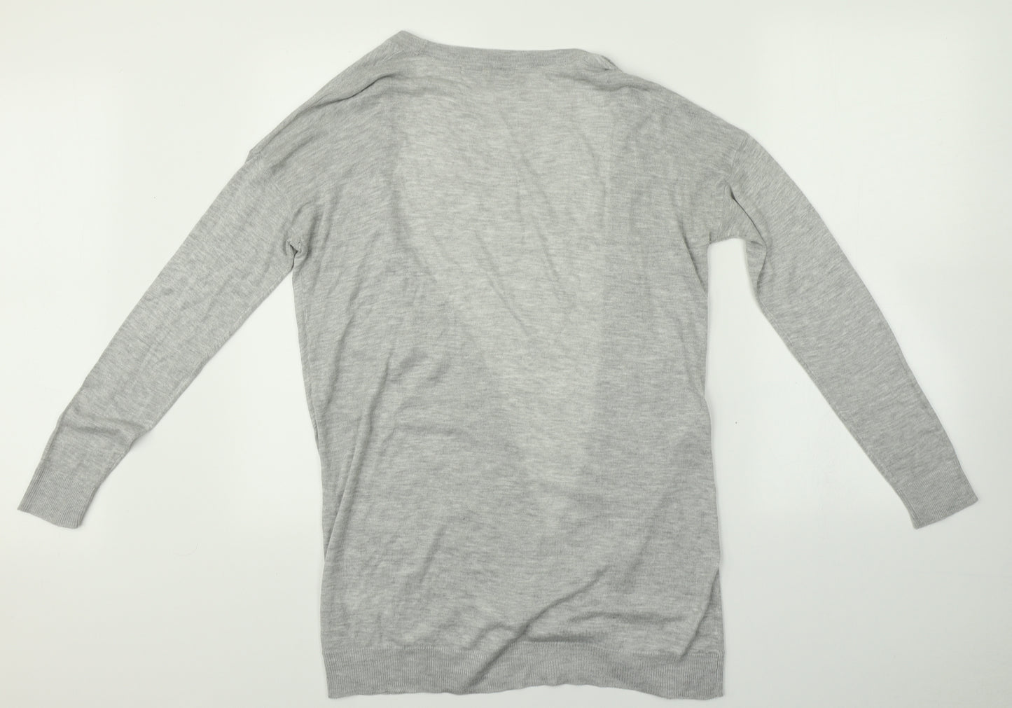 NEXT Womens Grey   Cardigan Jumper Size 8