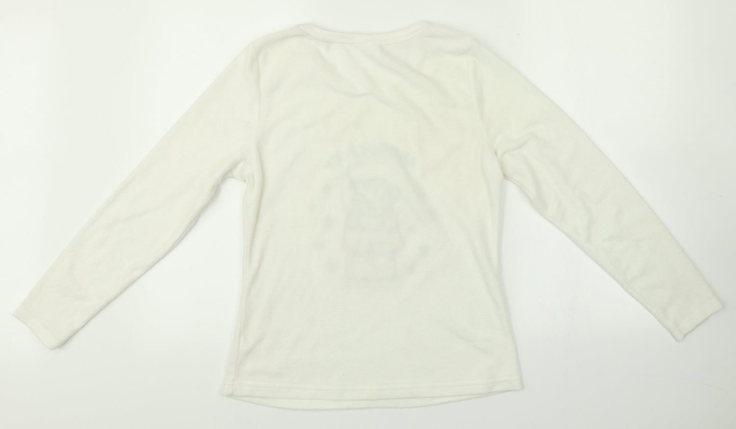 Me To You Womens White    Pyjama Top Size 8